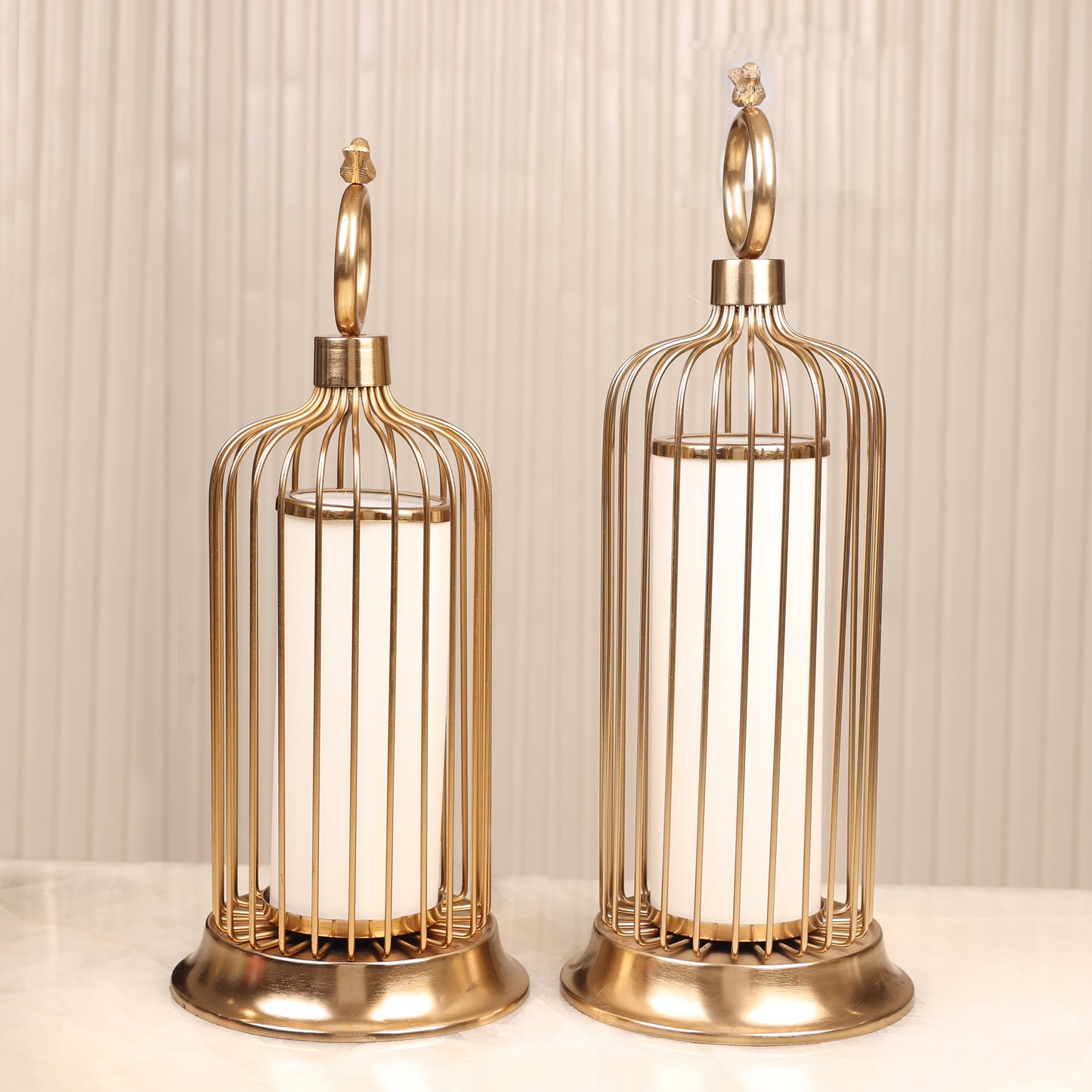 Birdcage-Inspired Table Lamp | 20 inch
