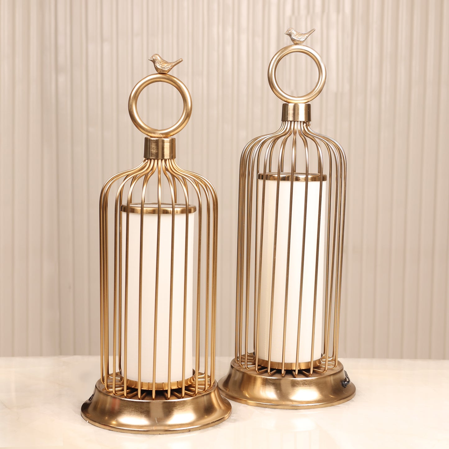 Birdcage-Inspired Table Lamp | 20 inch