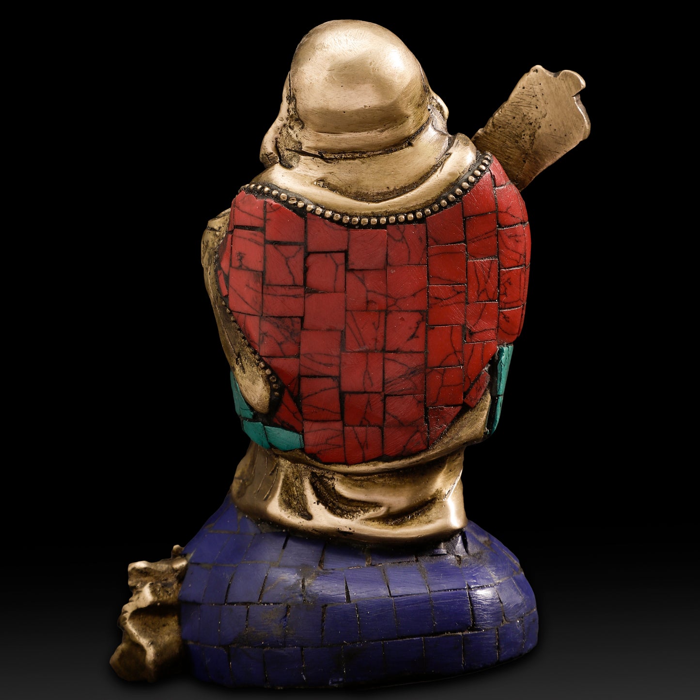 Laughing Buddha Brass Idol – Symbol of Happiness, Prosperity & Positive Energy for Home & Office