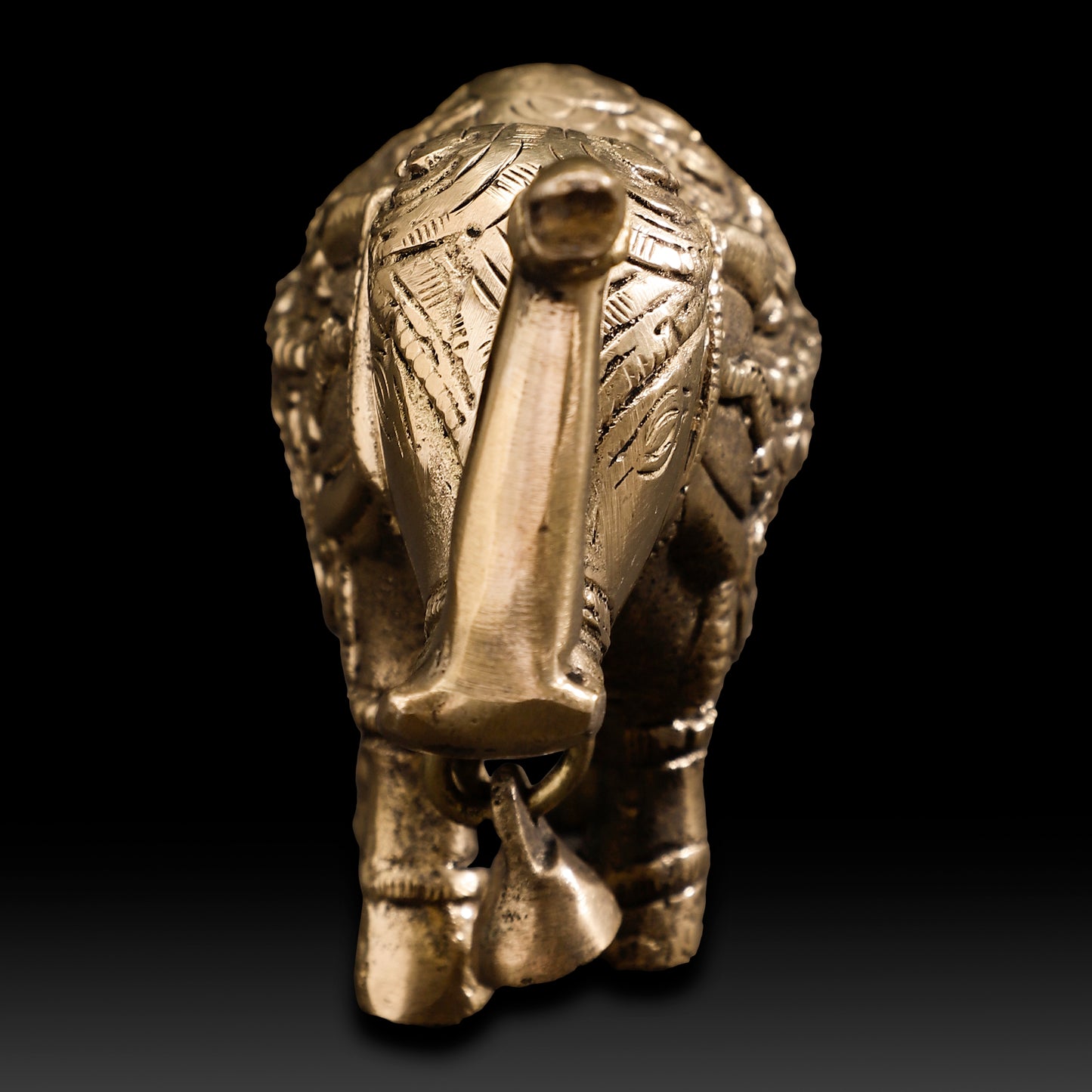 Handcrafted Brass Elephant Figurine – Ethnic Indian Decor Showpiece for Home & Office