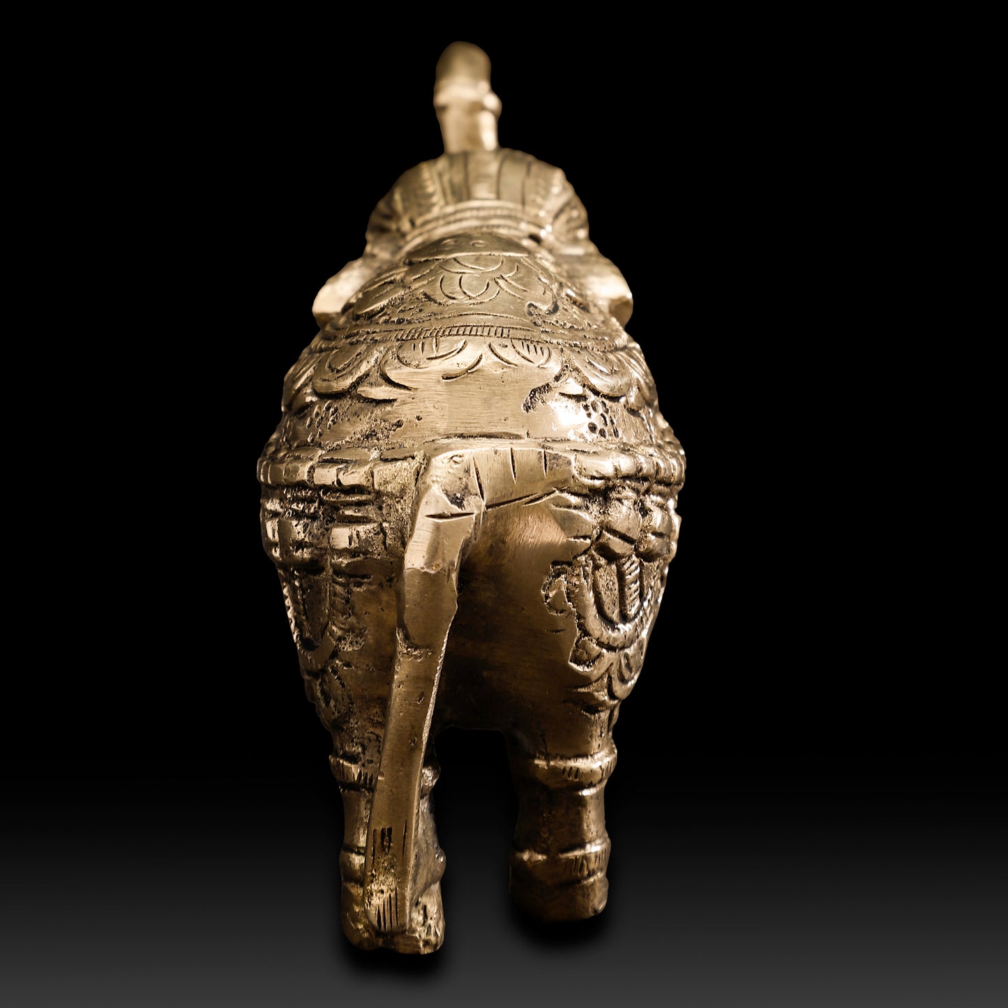 Handcrafted Brass Elephant Figurine – Ethnic Indian Decor Showpiece for Home & Office