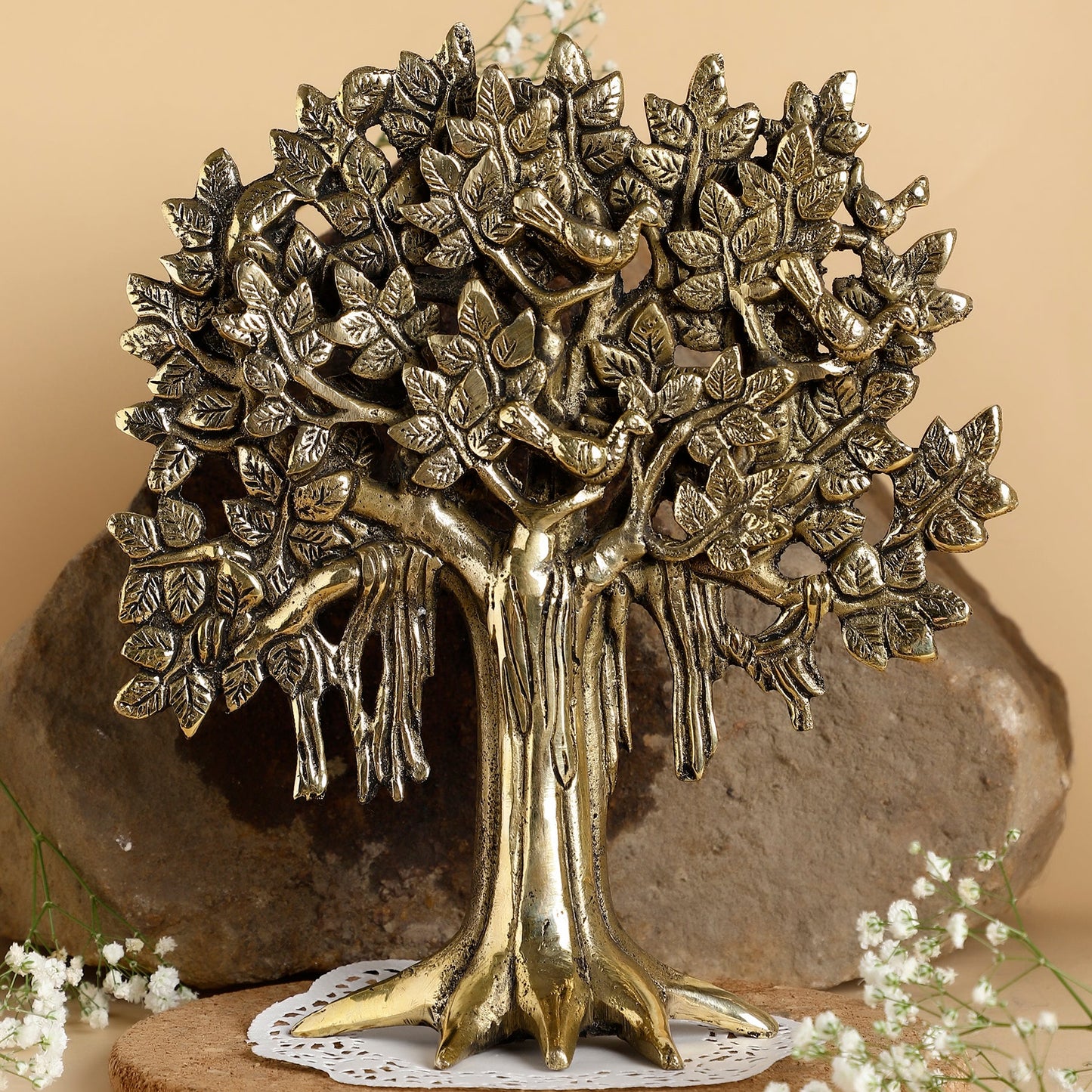 Brass Tree of Life – Divine Tree of Life for Positive Energy & Home Décor