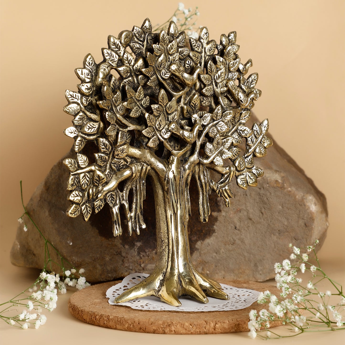 Brass Tree of Life – Divine Tree of Life for Positive Energy & Home Décor