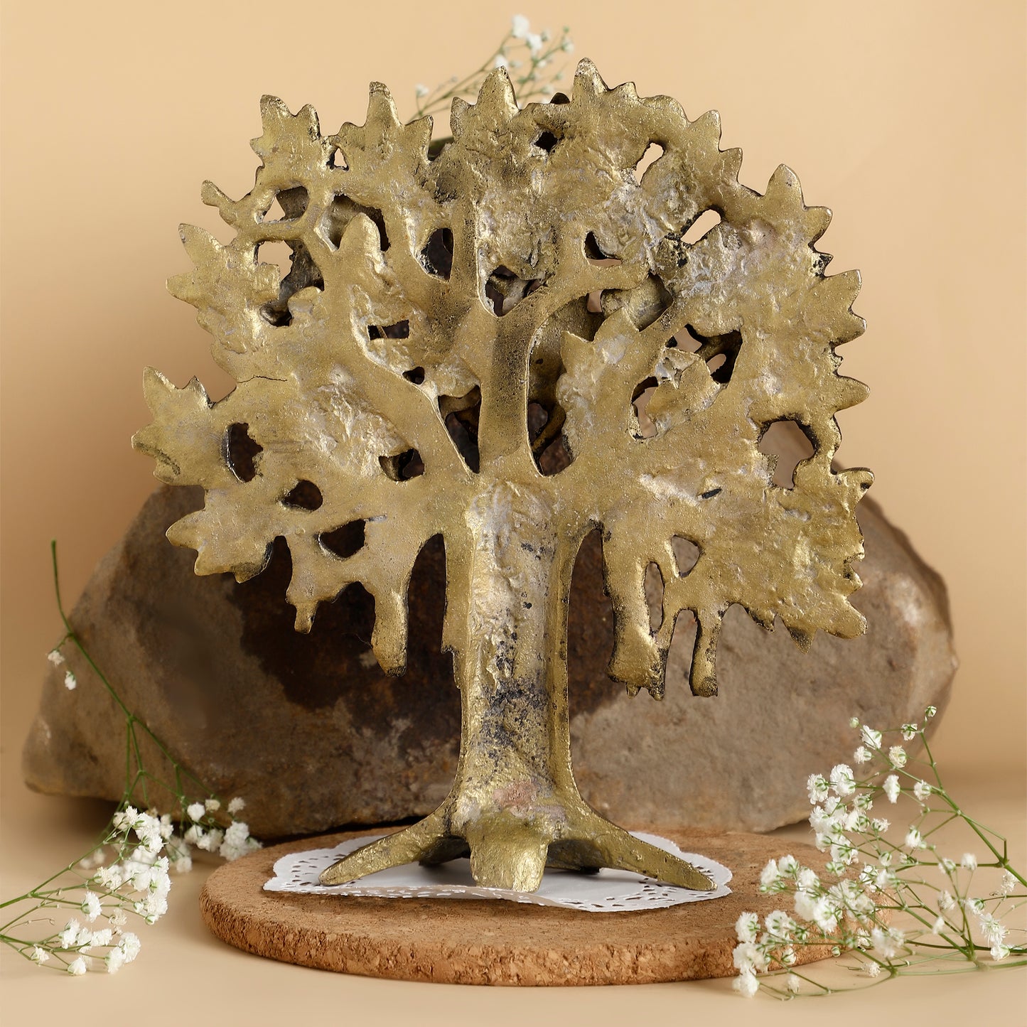 Brass Tree of Life – Divine Tree of Life for Positive Energy & Home Décor