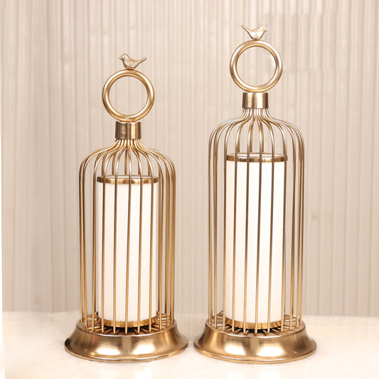 Birdcage-Inspired Table Lamp | 20 inch
