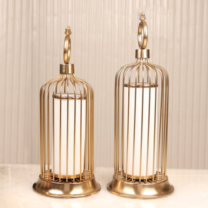 Birdcage-Inspired Table Lamp | 20 inch