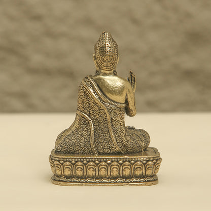 Superfine Brass Blessing Buddha Statue – 2 Inch