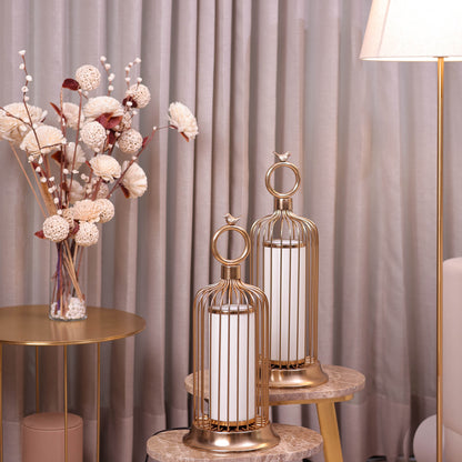 Birdcage-Inspired Table Lamp | 22 inch