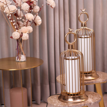 Birdcage-Inspired Table Lamp | 22 inch
