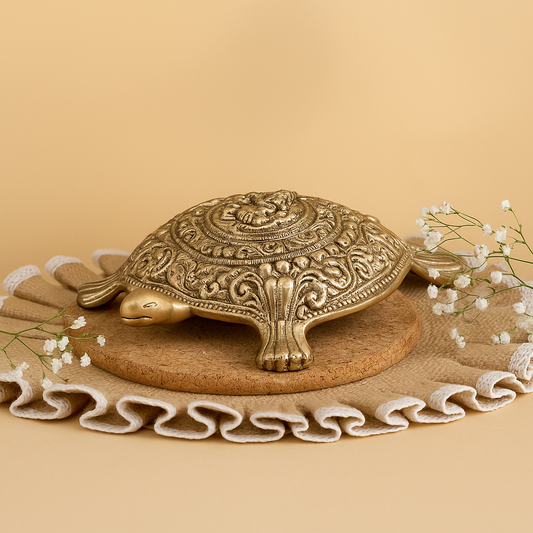 Brass Tortoise – Feng Shui & Vaastu Symbol for Longevity, Prosperity & Good Fortune